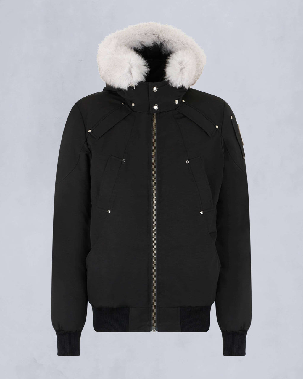Moose Knuckles Original Ballistic Neoshear Bomber Jacket - Black