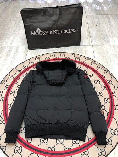 Moose Knuckles Unisex Multi-Logo Jacket