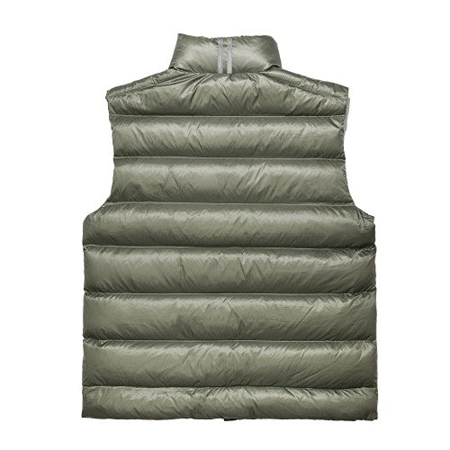 Canada Goose Olive Green Stand-Collar Puffer Vest