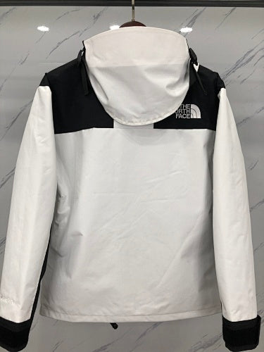 The North Face 1990 White and Black Hooded Jacket