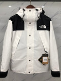 The North Face 1990 White and Black Hooded Jacket