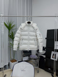 Moncler Maya Hooded Puffer Jacket in White