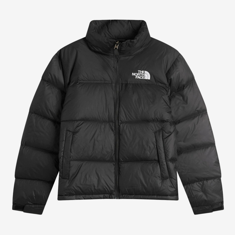 Moose Knuckles Men's Long Black Parka with Fur-Style Hood Trim