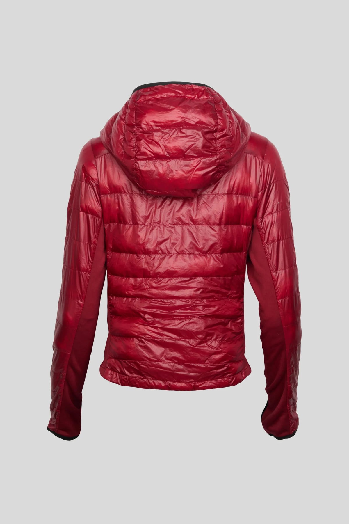 Canada Goose HyBridge Lite Red Hooded Quilted Jacket
