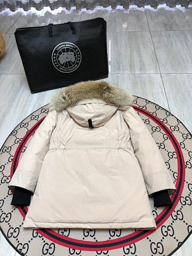 Canada Goose Women's Hooded Parka - Cream