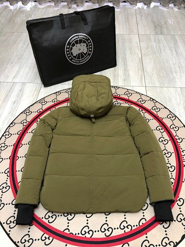 Canada Goose Unisex Hooded Puffer Jacket - Olive Green