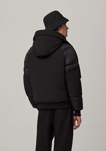 Canada Goose Hooded Puffer Jacket in Black
